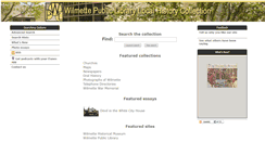 Desktop Screenshot of history.wilmettelibrary.info
