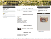 Tablet Screenshot of history.wilmettelibrary.info